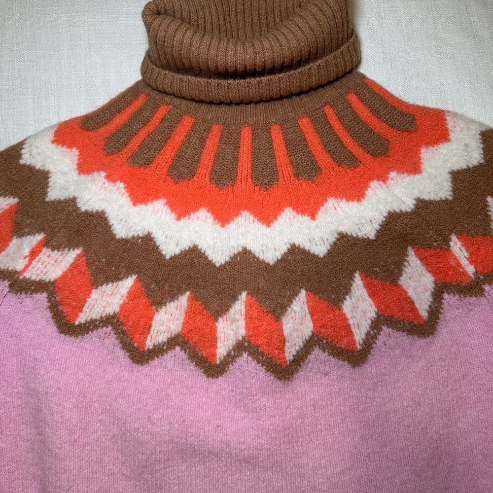 J Crew Super Soft Fair Isle Wool Sweater - Picture 10 of 13